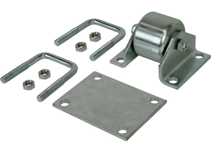 Ultra Fab Products, Inc Ultra Hitch Mount Steel Roller - Fits 2 1/2 IN Bars -silver - Skid Wheels & Rollers