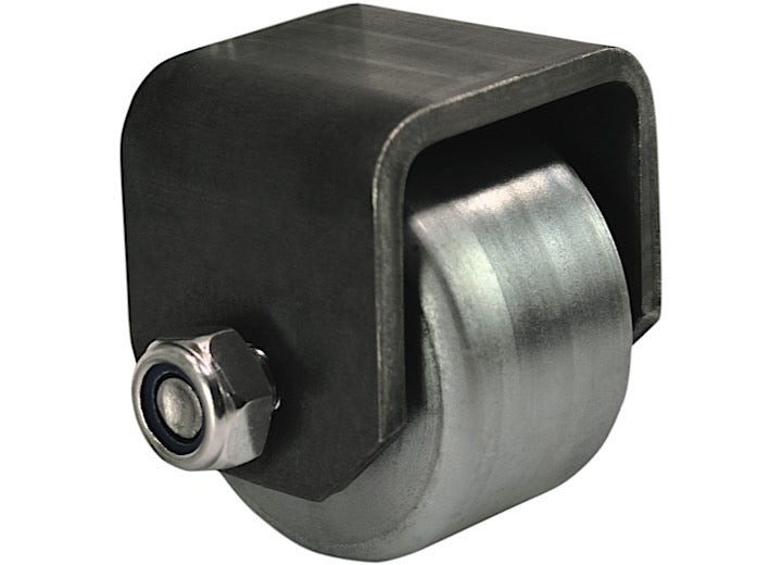 Ultra Fab Products, Inc Ultra Mini Steel Roller - 1 1/2 IN W X 2 1/2 IN D-silver - Skid Wheels & Rollers