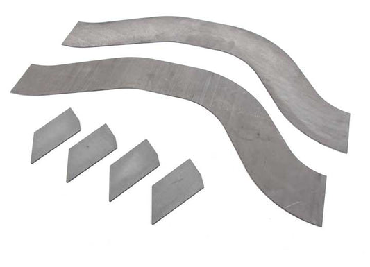 UMI Performance INC 78-88 GM G-body Rear Frame Notching Kit, Weld In, Bare - Replacement Frame Rails