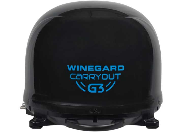 Winegard Carryout G3 Portable Automatic Satellite Antenna, Black - RV Satellites, Receivers, & Accessories