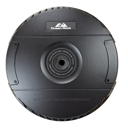 Ocean Rock BassWheel 1200W Peak/200W RMS 11" Active Spare Tire Subwoofer - Hidden Bass System Spare Wheel Sub