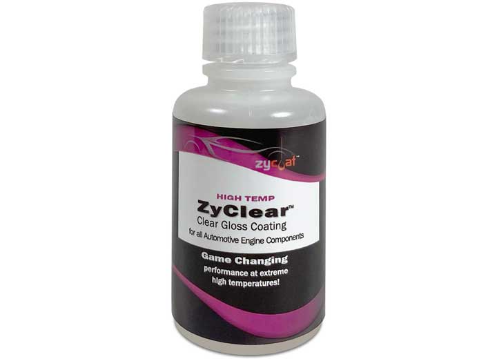 ZyCoat Zyclear Clear Gloss Coating, 2 OZ Bottle - Exhaust & Manifold Coatings