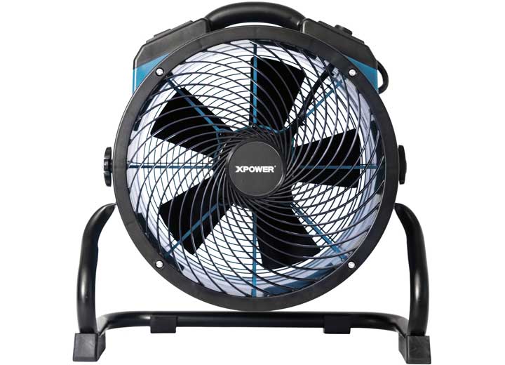 Xpower 1/4 HP 2100 Cfm Variable Speed Sealed Motor Industrial Axial Air Mover, Blu - Specialty Fans & Air Movers