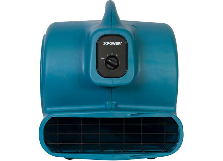 Xpower 1HP, 3600CFM, 8.5AMPS, 4 Positions, 3 Speeds Air Mover, Blue - Specialty Fans & Air Movers